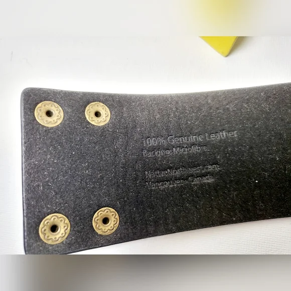 🛍️ LEATHER CUFF Bracelet Hummingbird - Picture 5 of 8